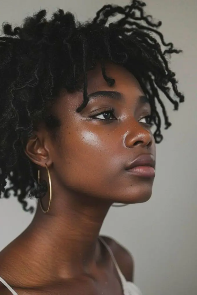 28 Best Dreads Short Hair Styles 23 21. Sculpted Spiral Wonder