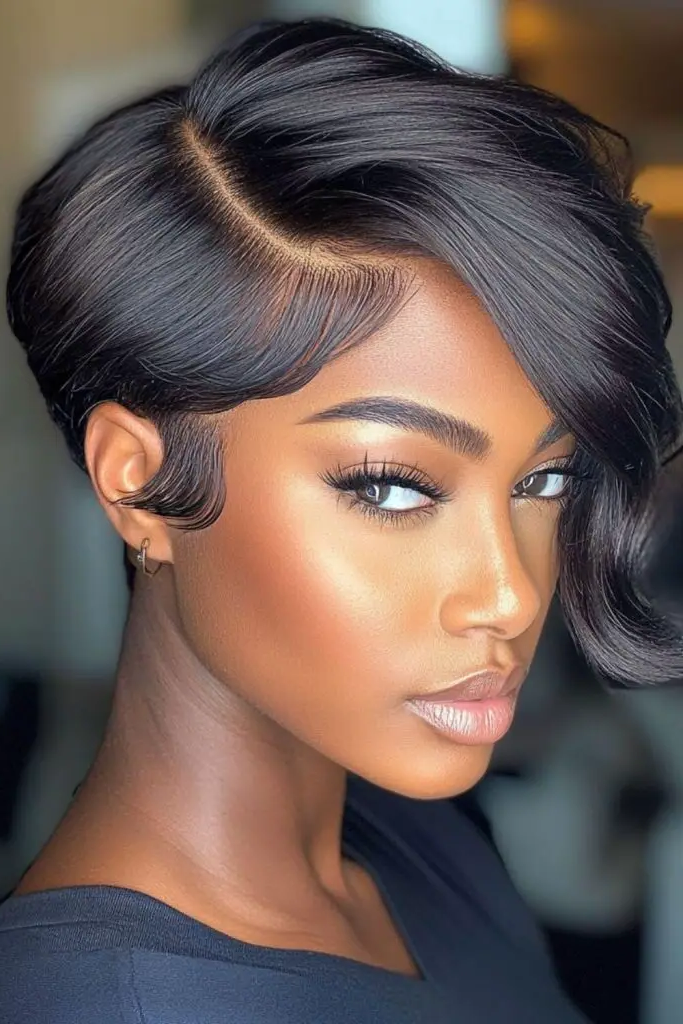 21. Short and Sharp Pixie Cut