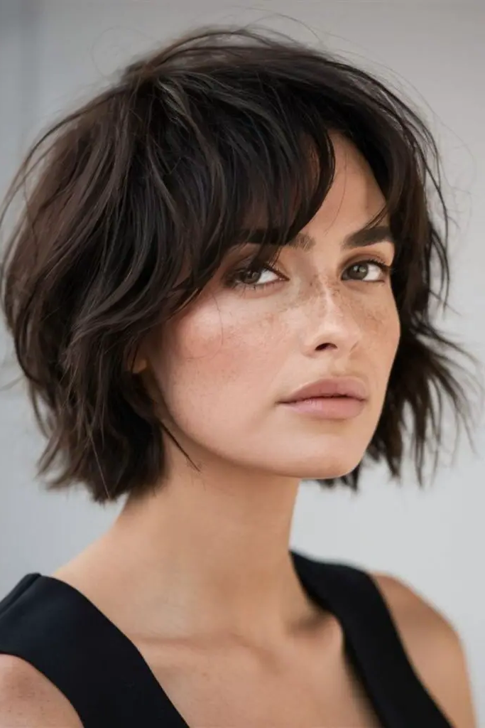 27 Gorgeous 2025 Haircuts for Women 23 21. Soft Choppy Bangs
