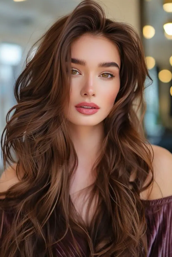 29 Best Rich Dark Chocolate Brown Hair Ideas 24 22. Blackened Brown Drama