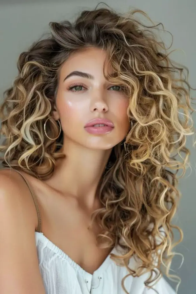 28 Trendy Spring 2025 Hair Trends 24 22. Brushed-Out 90s Curls