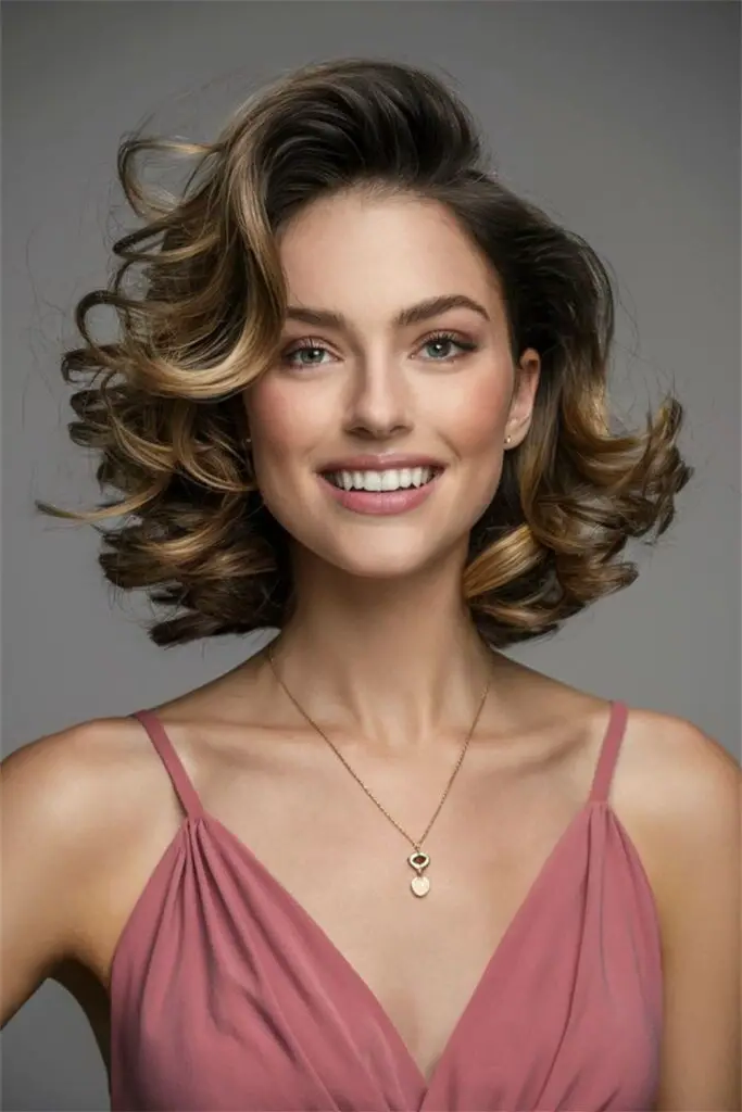 27 Best Very Thin Hair Styles 24 22. Curly Side Part Excellence