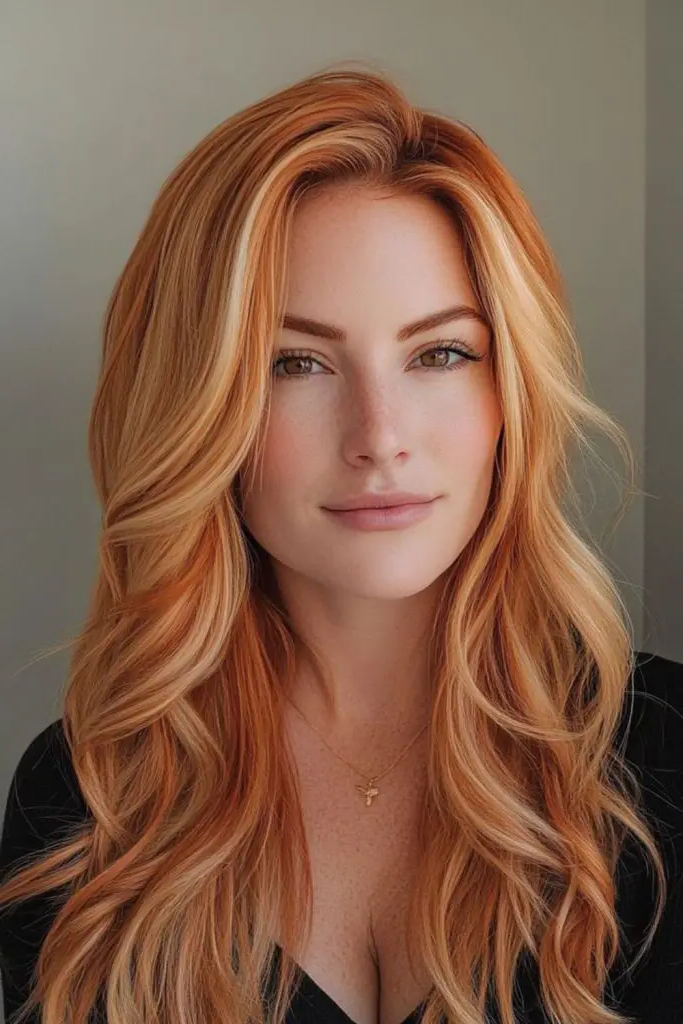 22. Golden Blonde with Pinkish Undertones