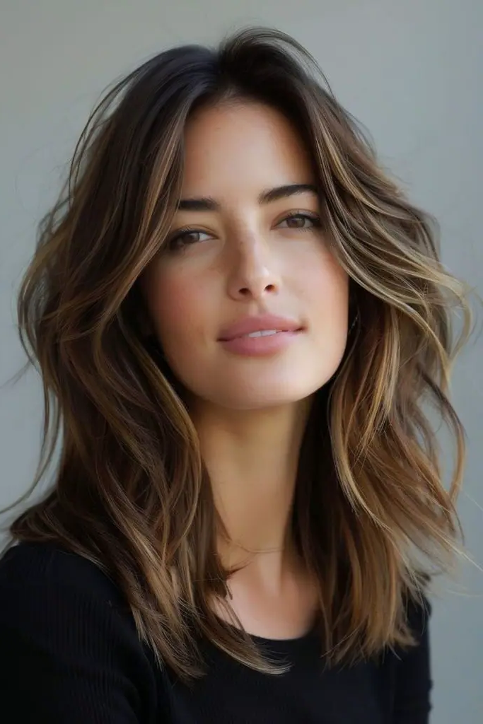 28 Best Long Haircuts with Layers 24 22. Layered Lob with Subtle Waves