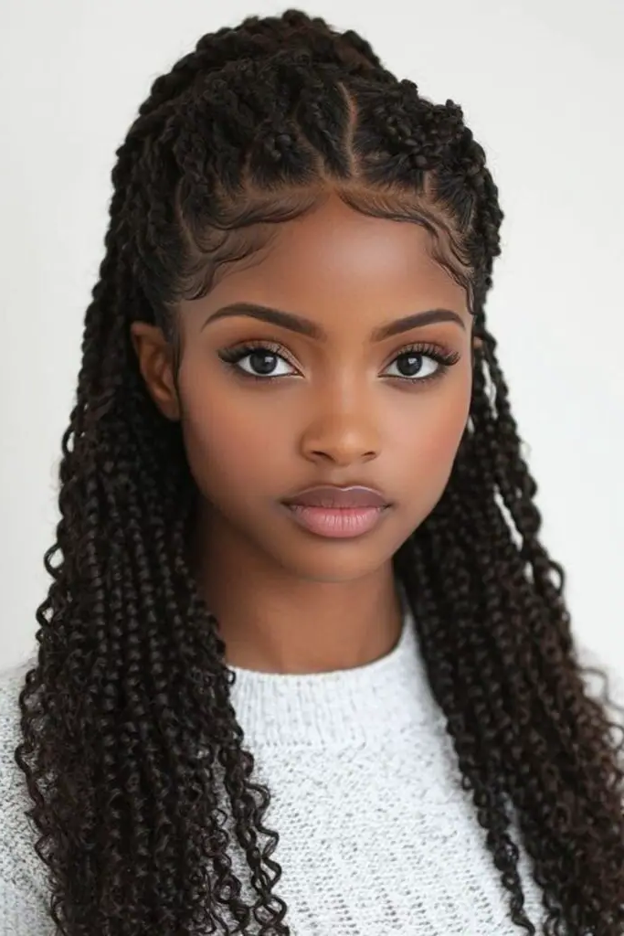 28 Stunning Bridal Locs Hairstyles 24 22. Loose Loc Tendril Cascade