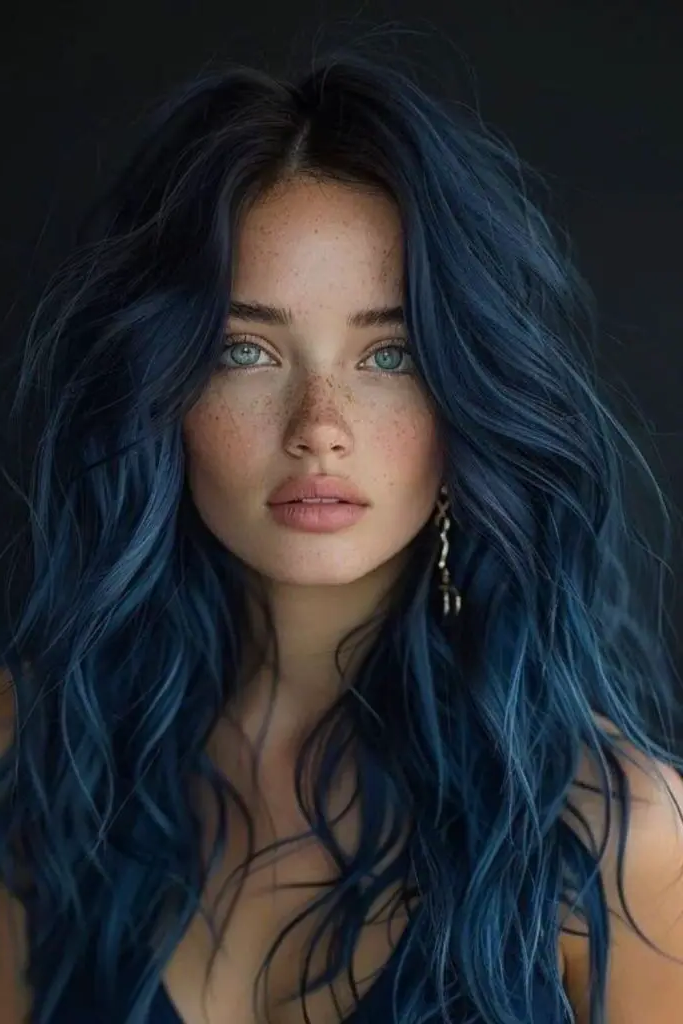 27 Cute Curly Wig Hairstyles 24 22. Sapphire Ripple Glam