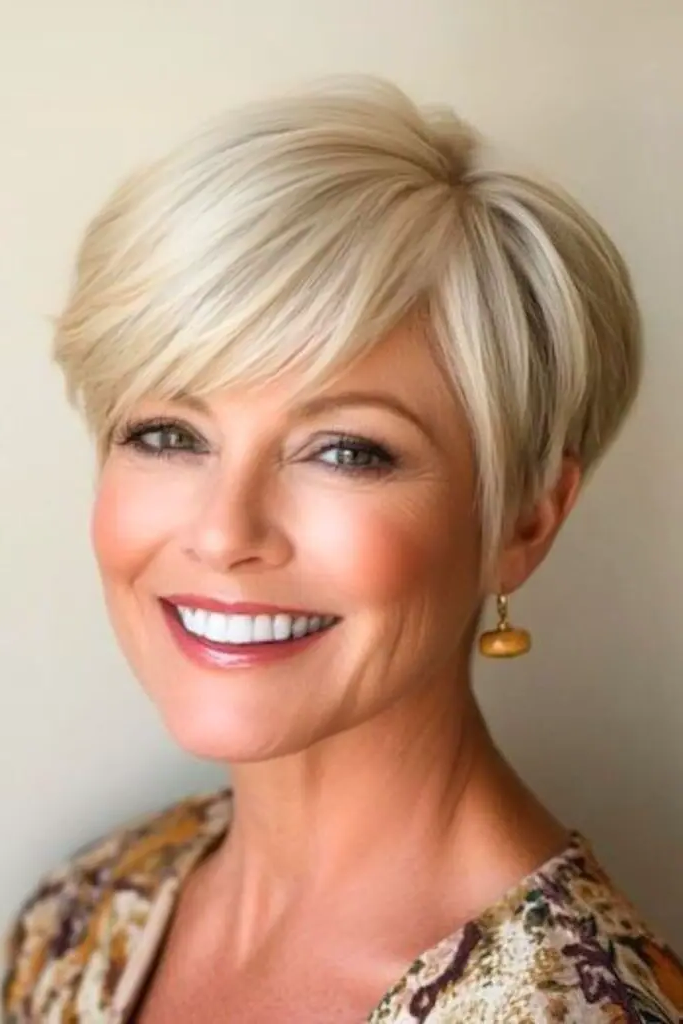 29 Best Sassy Hair Older Women Hairstyles 24 22. Sleek Tapered Finish