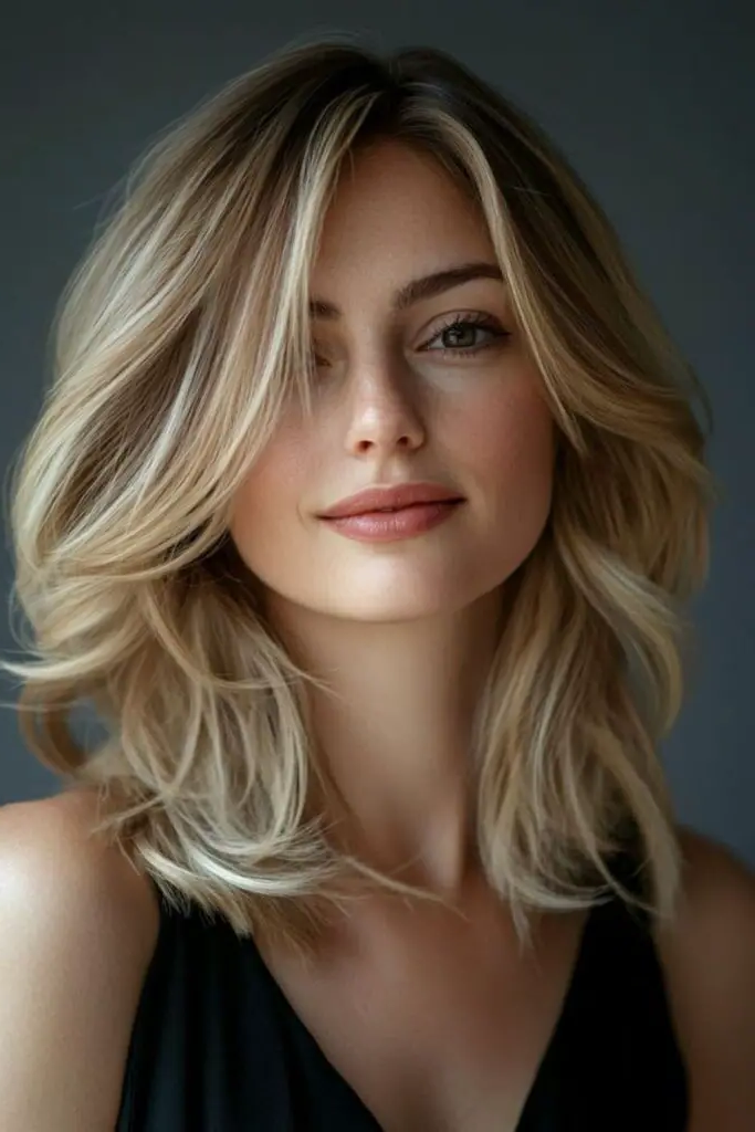 27 Cute Medium Length Haircuts 24 22. Tousled Texture Triumph