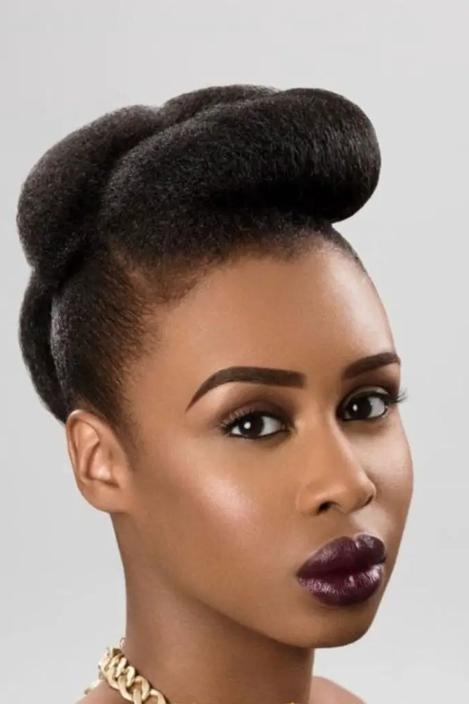 29 Brilliant Brazilian Wool Hairstyles 24 22. Wool Pompadour Crown
