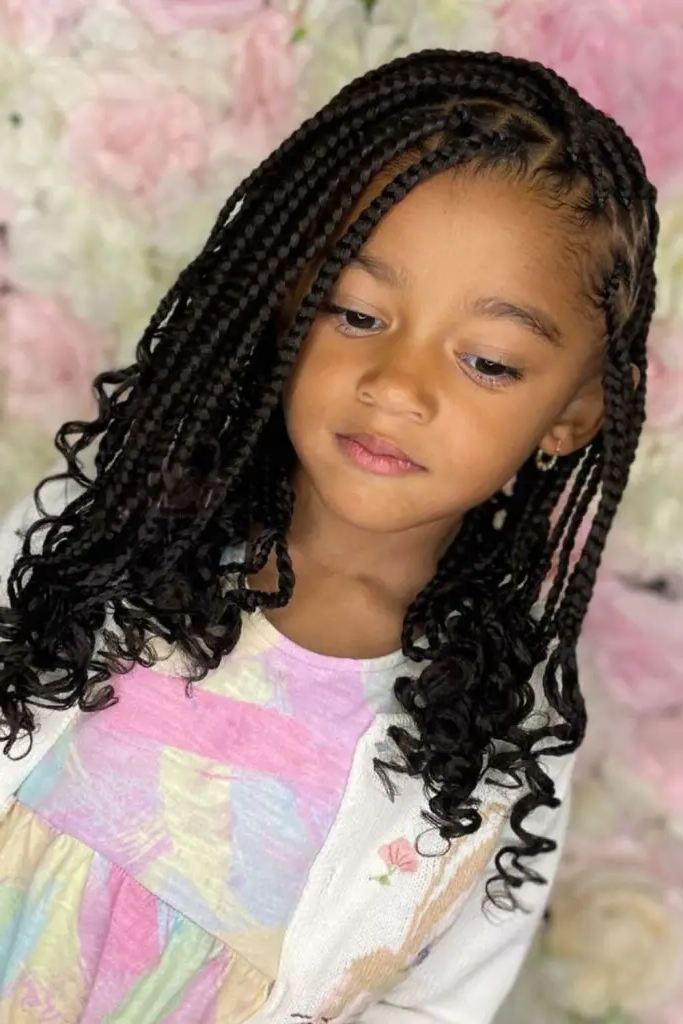 28 Trendy Kids Cornrow Hairstyles 25 23.Goddess Cornrows: Elegant and Luxe