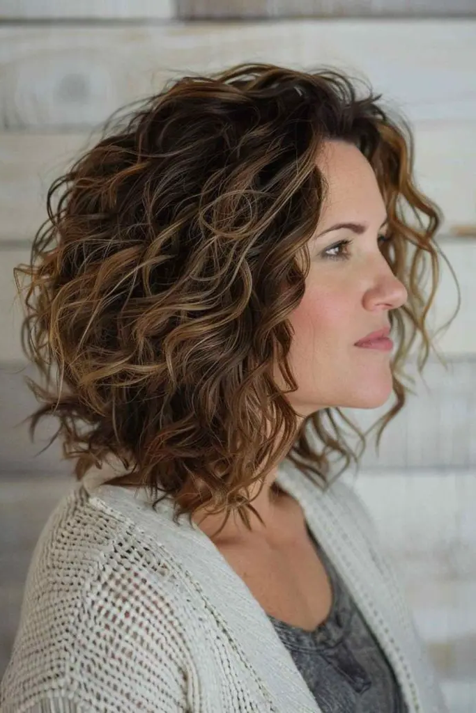 28 Best Haircuts for Thin Fine Hair Long 25 23. Curled Lob with Choppy Layers