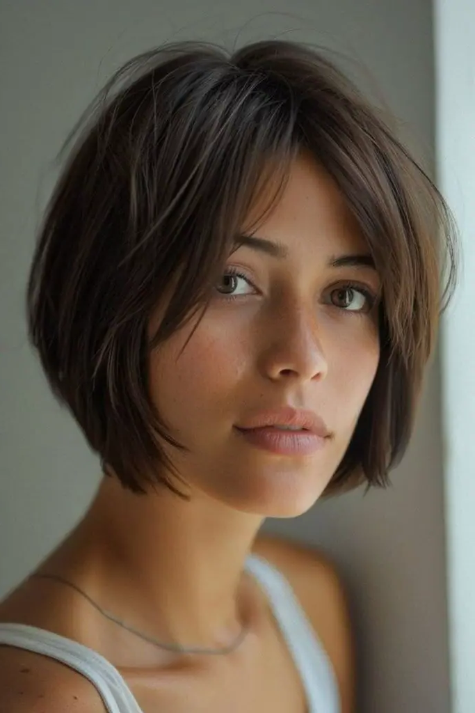 23. Disheveled Luxe Bob