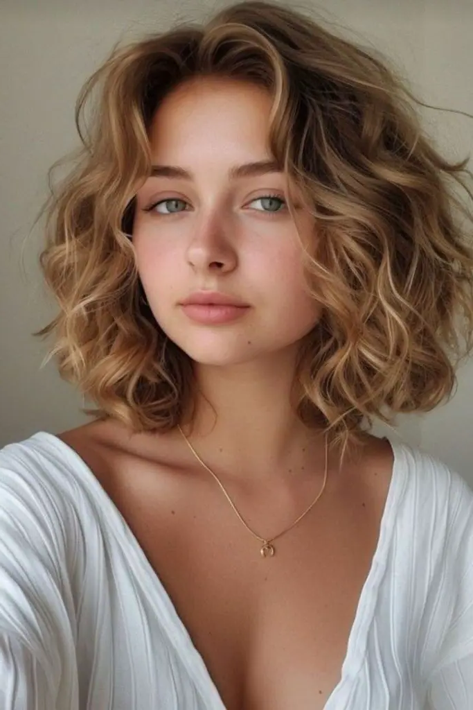 23. Gilded Whisper Curls