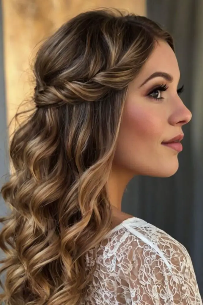 27 Easy Latina Hairstyles 25 23. Loose Twist with Half-Up Look