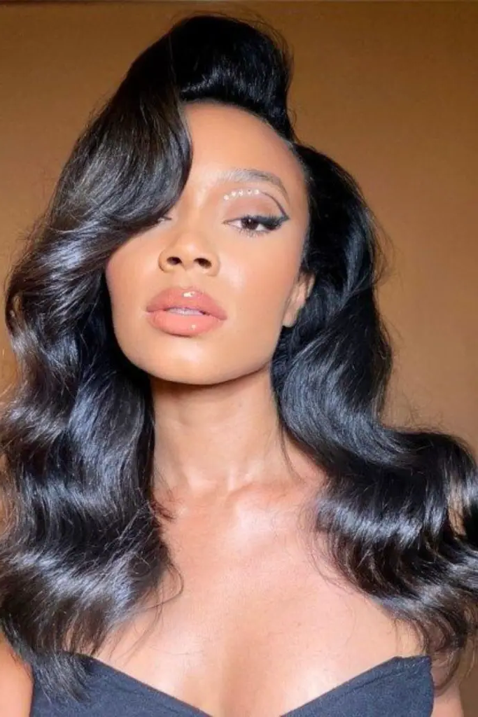 23. Side-Swept Romanticism