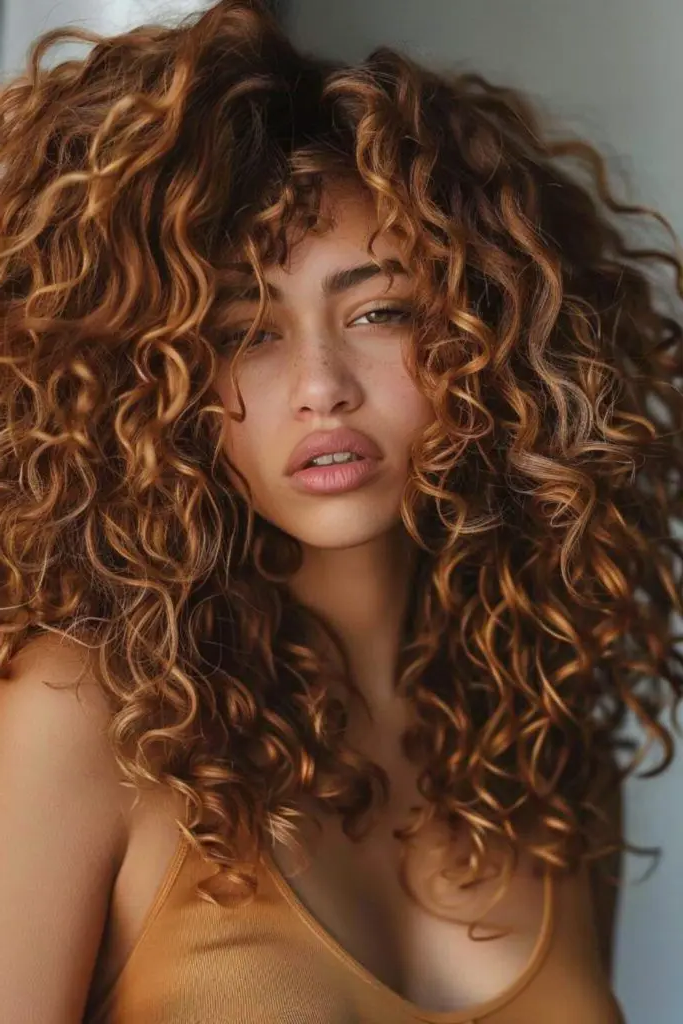 27 Cute Curly Wig Hairstyles 25 23. Twisted Honey Delight
