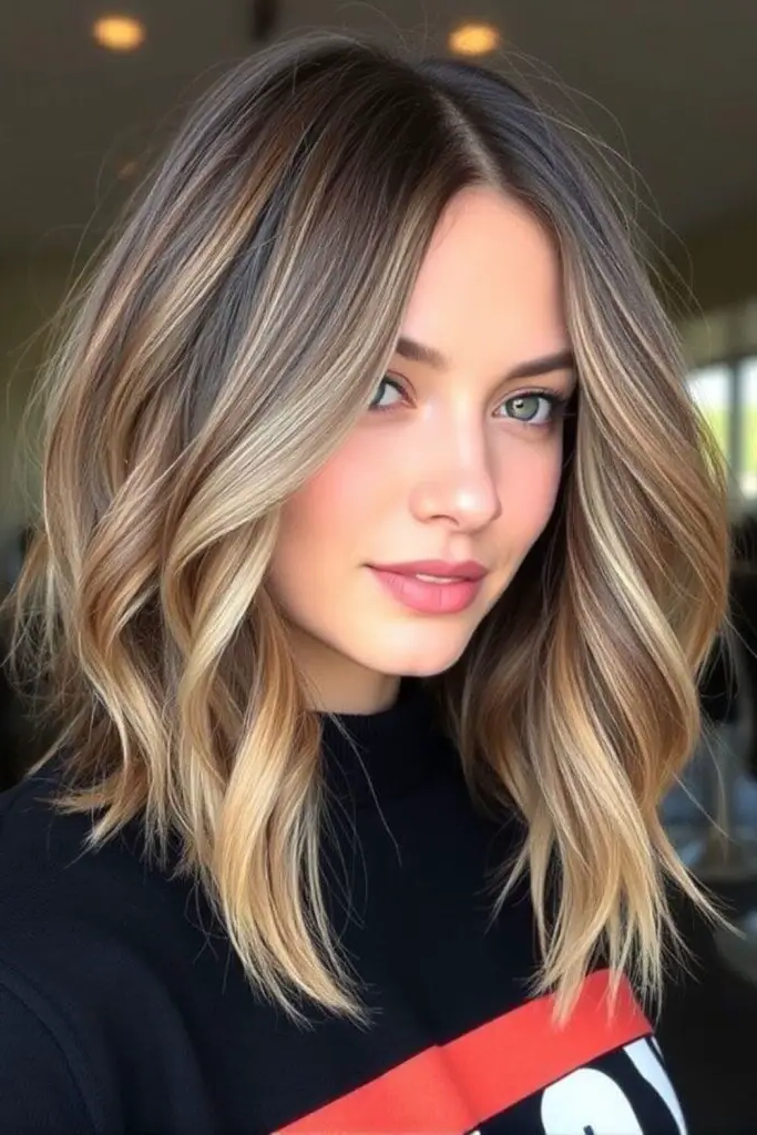 28 Best Haircuts for Thin Fine Hair Long 26 24. Asymmetrical Lob with Soft Waves