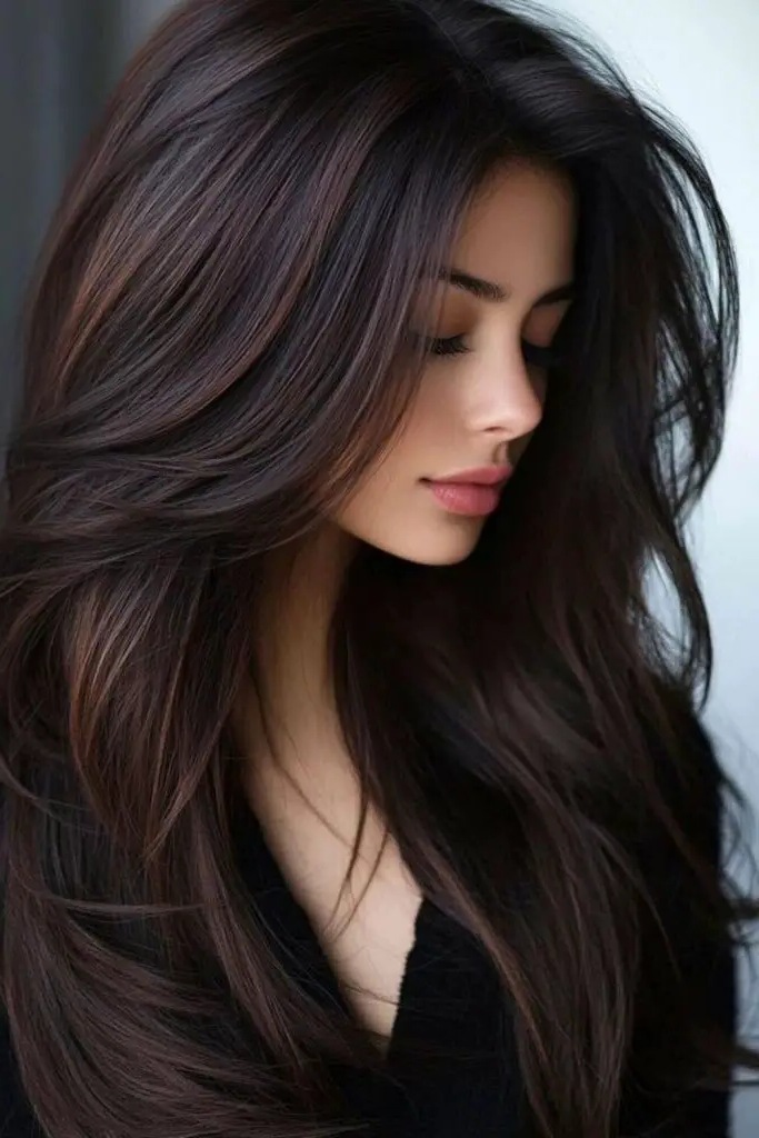 29 Best Rich Dark Chocolate Brown Hair Ideas 26 24. Autumnal Maple Blend