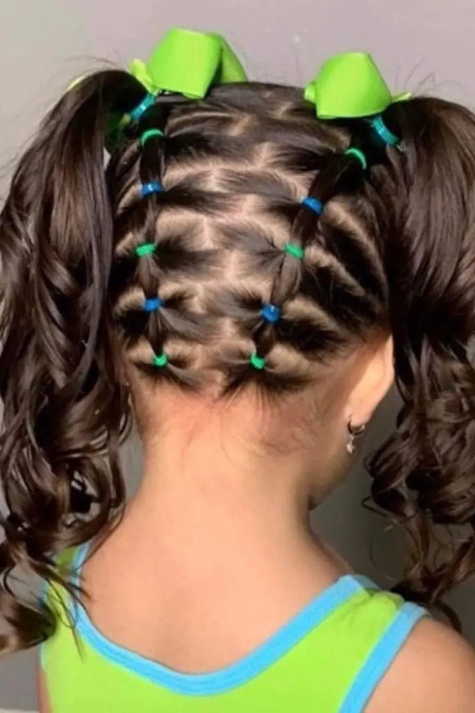 27 Cutest Toddler Beaded Hairstyles for Kids 26 24. Beaded Infinity Loop Braids