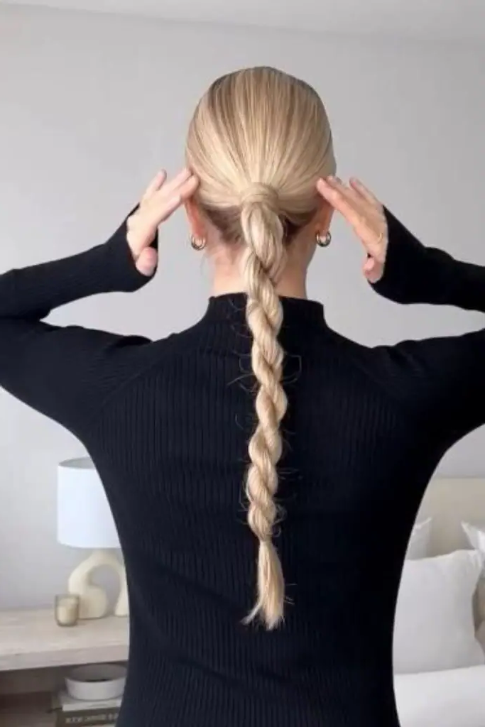 27 Best Hairdos for Thin Hair Ideas 26 24. Braided Ponytail