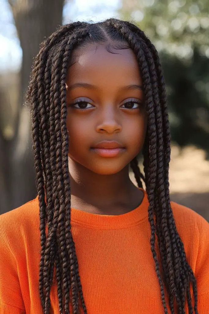 28 Trendy Kids Cornrow Hairstyles 26 24. Double Twist Cornrows: Double the Style