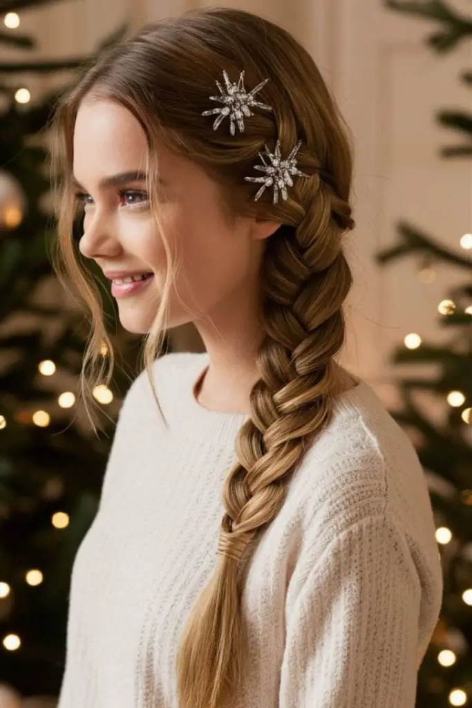 27 Best Winter Hair Braid Ideas 25 24. Icy Spiral Braid