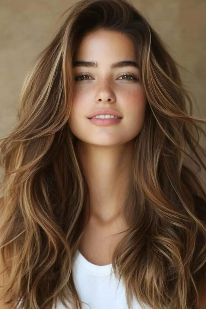 28 Best Long Haircuts with Layers 26 24. Layered Hair with Tousled Beachy Texture