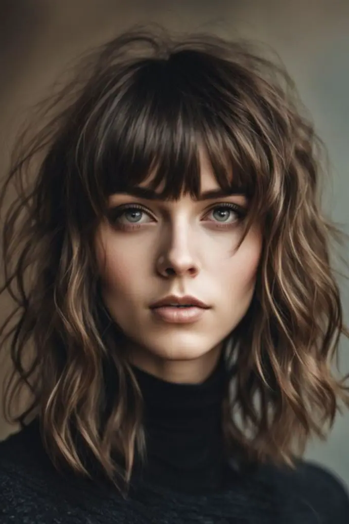 30 Stunning Medium Shag Hairstyles 26 24. Modern Rock Luxe