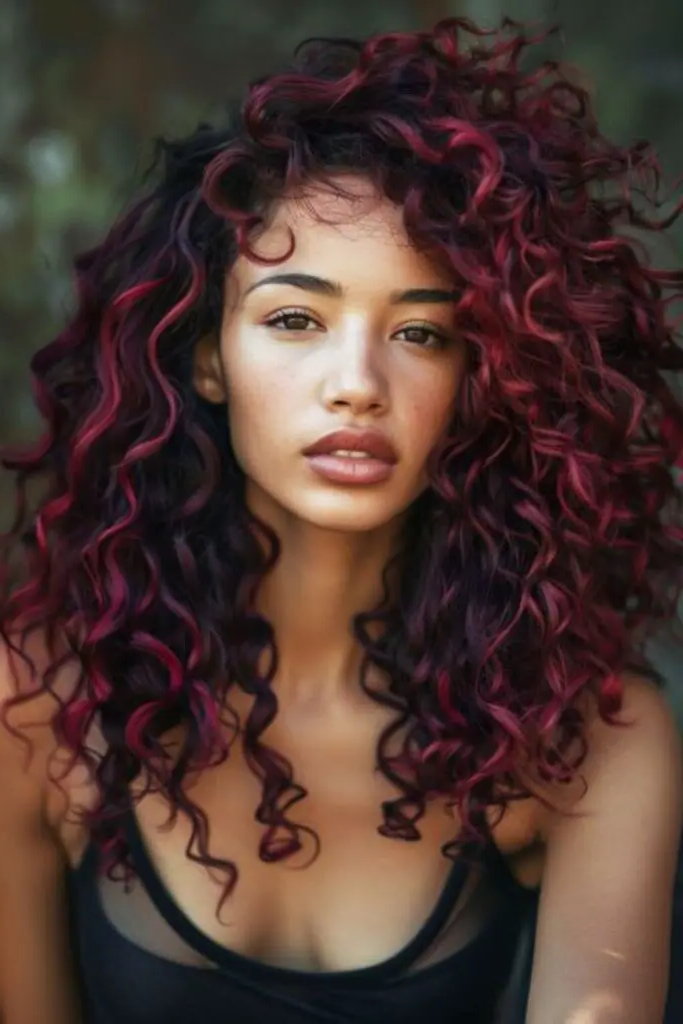 28 Beautiful Deep Wave Hairstyles 26 24. Neon Pink Glam Waves