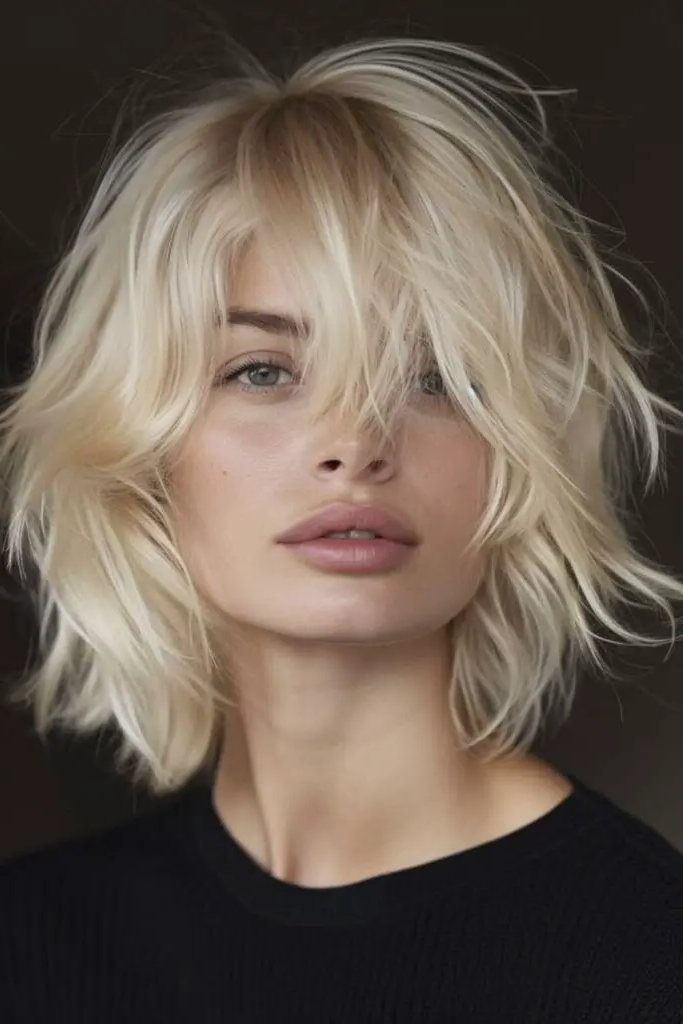 24. Stormy Blonde Tousled Waves