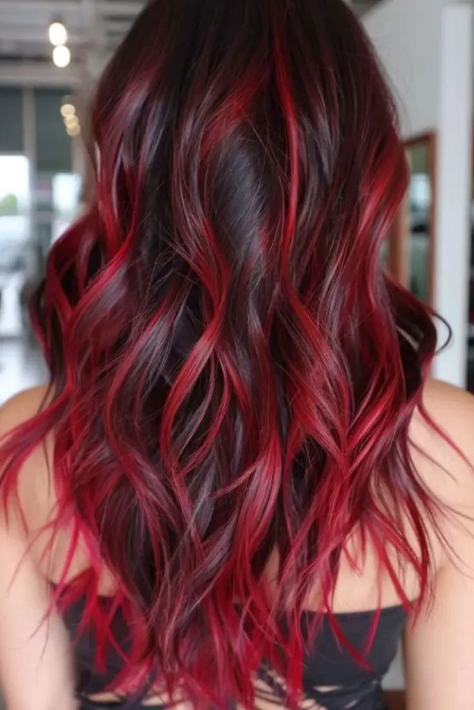 29 Dark Cherry Coke Hair Color Ideas 27 25. Black Velvet Sangria