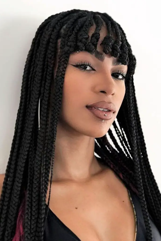 29 Gorgeous Soccer Hairstyles 27 25. Braided Bangs Boldness