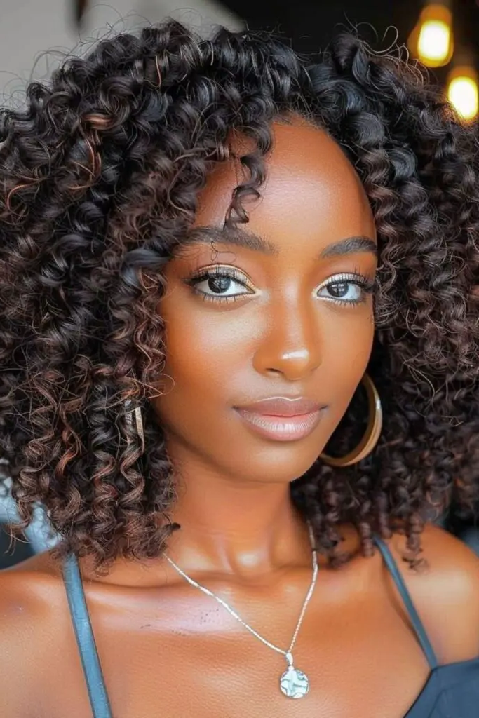 27 Best Crochet Hair Ideas 27 25. Galactic Stardust Shimmer