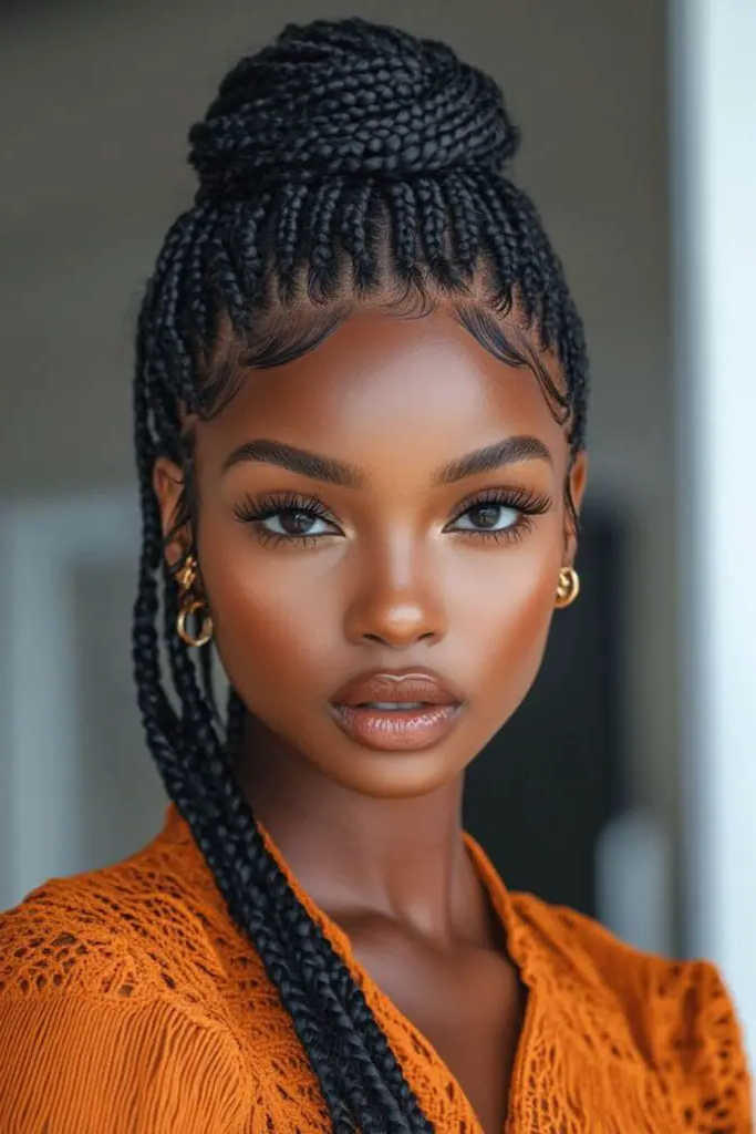 25. Knotted Locs Updo Charm