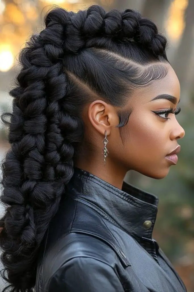25. Mohawk Braids Magic