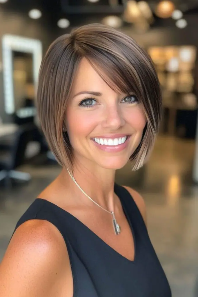 29 Best Haircuts for Thin Fine Hair 27 25. Short and Sweet Bob with Soft Layers