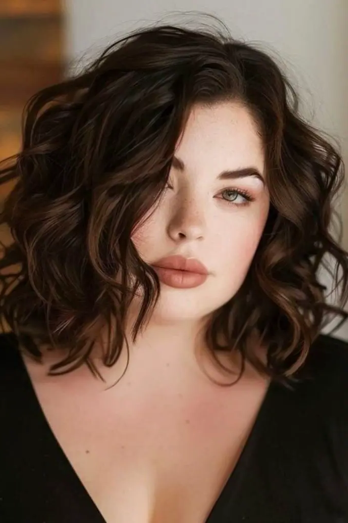 25. Side-Swept Hollywood Glam