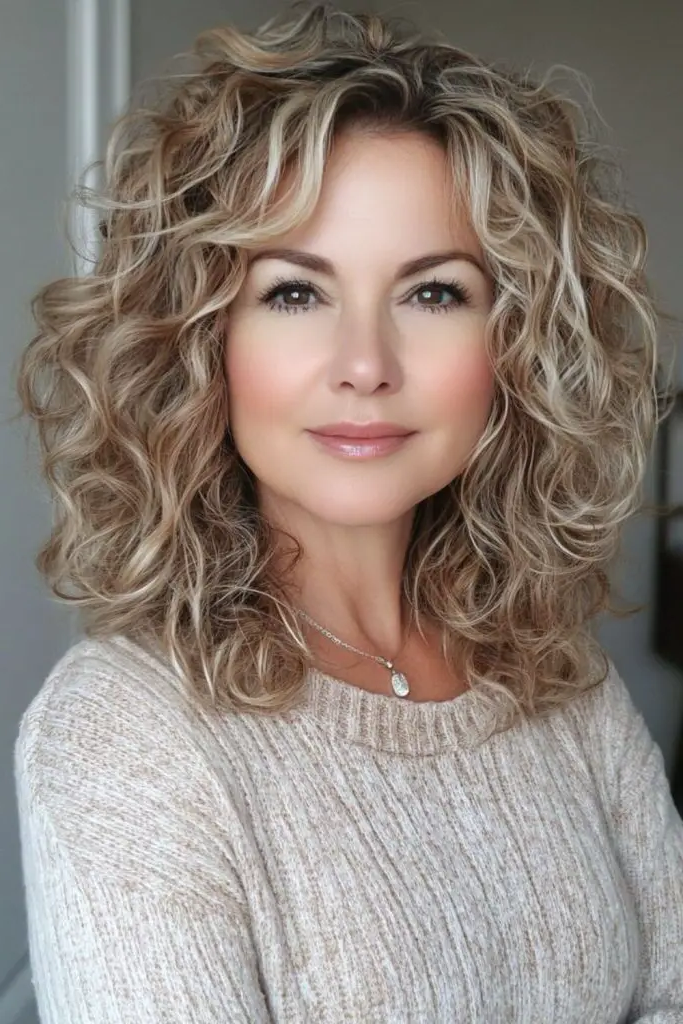 27 Best Hairdos for Thin Hair Ideas 27 25. Tight Ringlets
