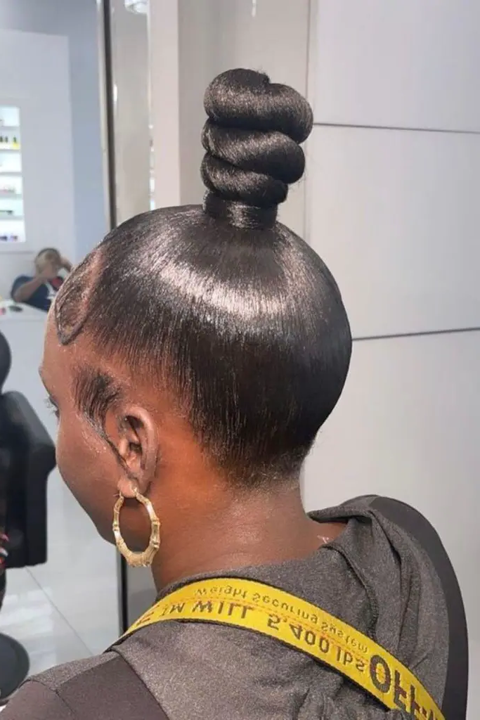 25. Twisted Topknot Confidence