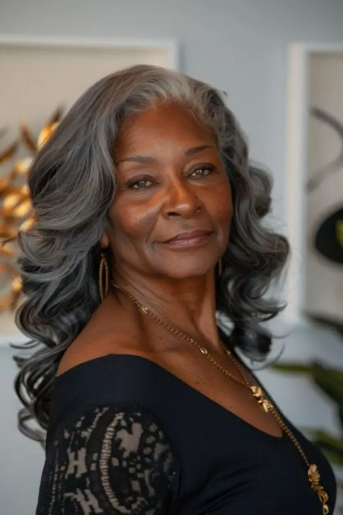 26.Gray Beach Waves: Effortlessly Cool and Casual