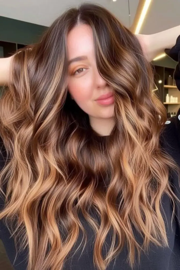 29 Stunning Summer Hair Color for Brunettes 28 26. Butterscotch Mocha Glaze