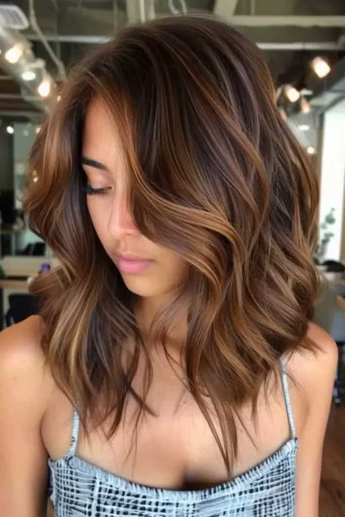 26. Earthy Mocha Brilliance