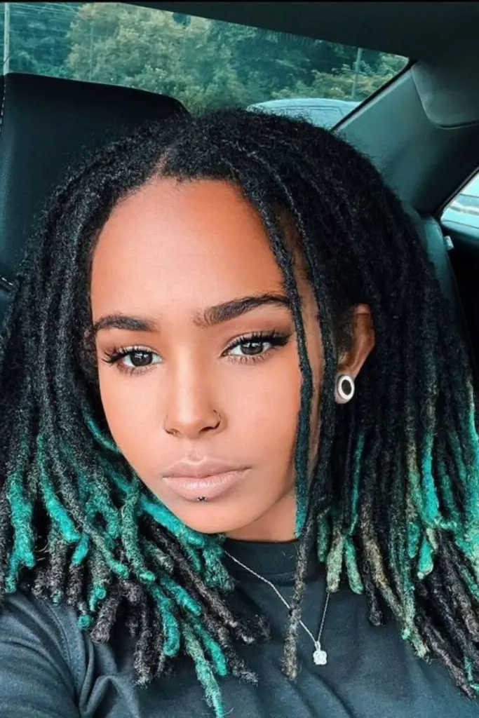 27 Best Crochet Hair Ideas 28 26. Forest Nymph Green