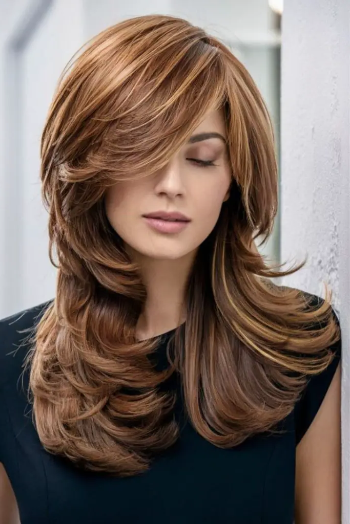 28 Best Feathered Layered Hairstyles 28 26. Multi-Layered Feathered Cut: Volume and Texture