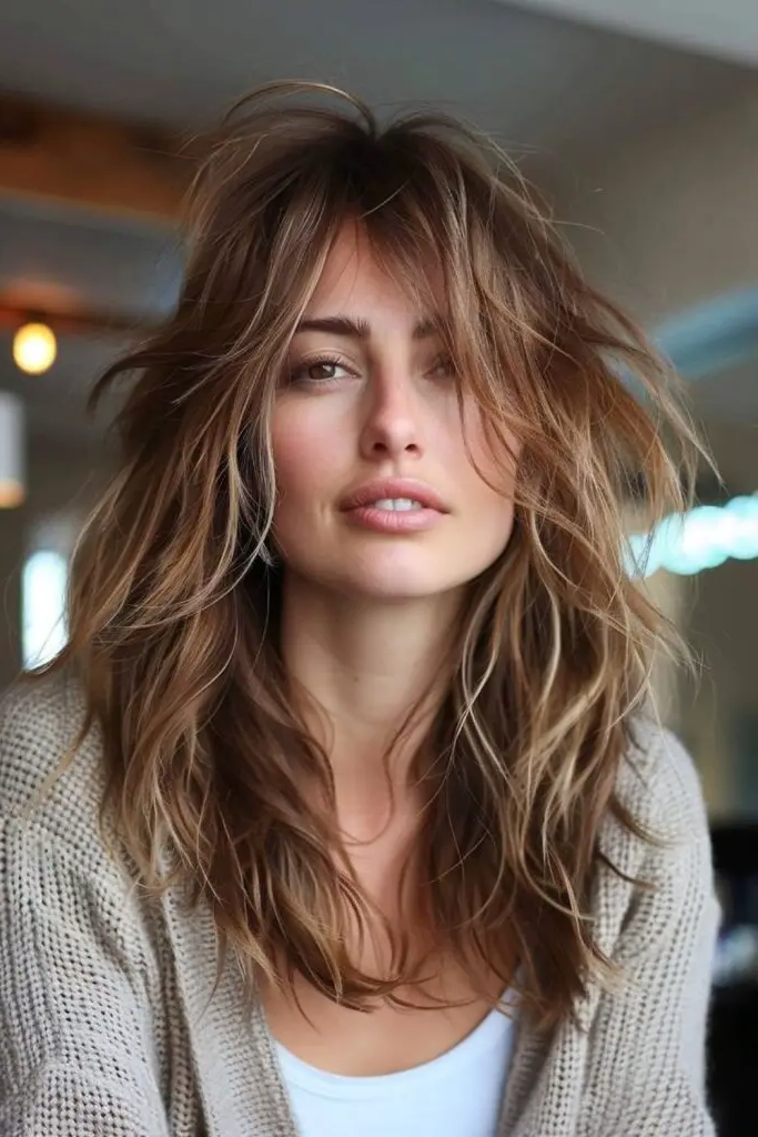 27 Stunning Shaggy Layered Haircut Ideas 27 26. Shadowed Tresses