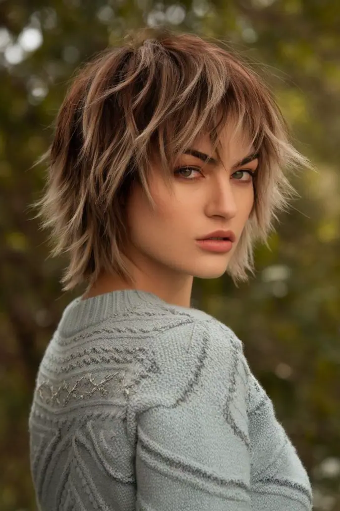 26. Shag-Touched Whisper Crop