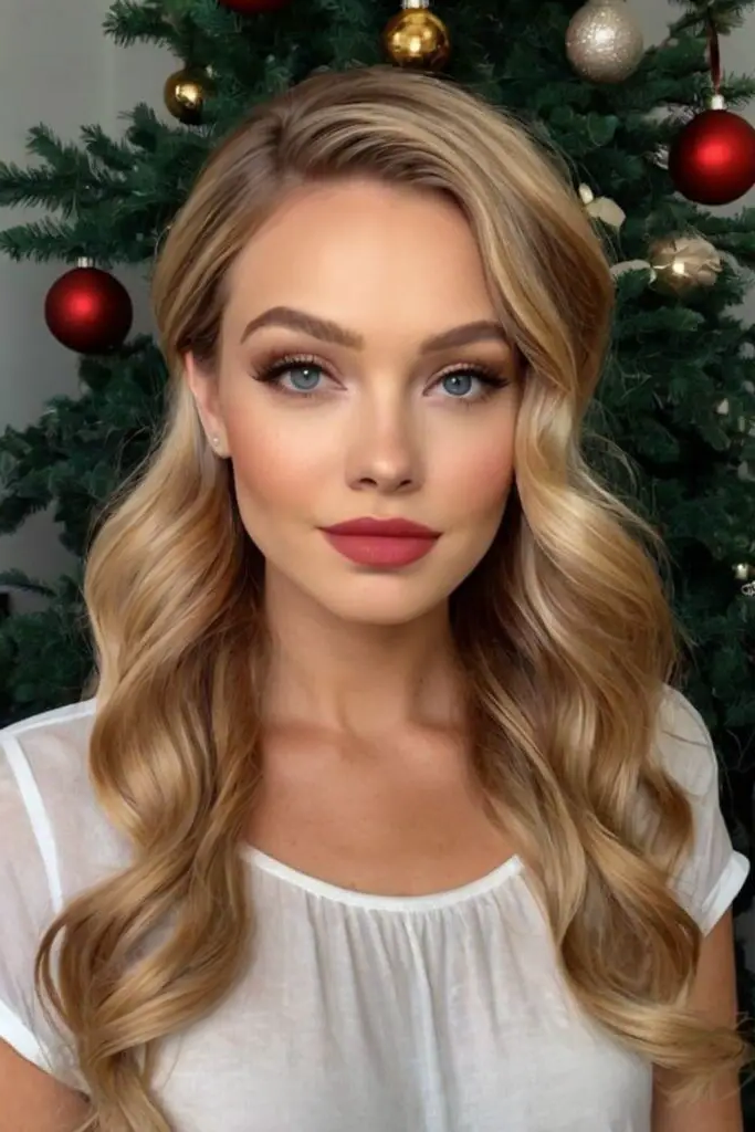 26. Side-Swept Hollywood Waves