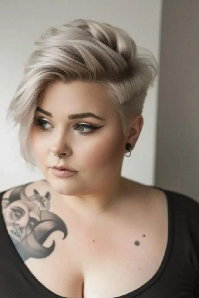 27 Gorgeous Haircuts for Round Chubby Faces 28 26. Undercut with Long Top