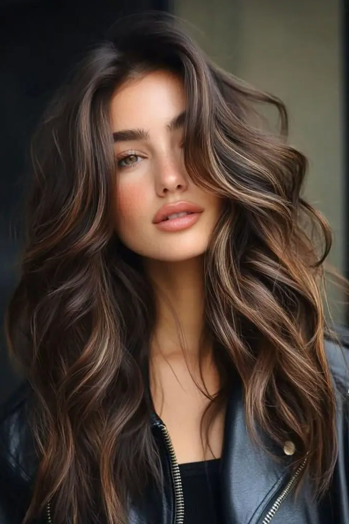 29 Stunning Summer Hair Color for Brunettes 29 27. Dark Roast Elegance