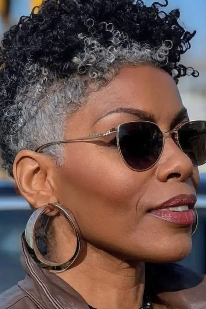 27. Gray Buzzed Mohawk with Shaved Sides: Bold and Fierce